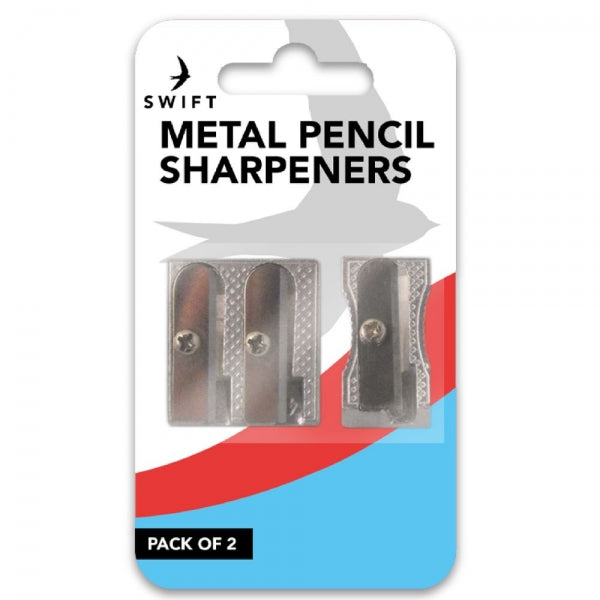 Metal Pencil Sharpeners Pack of 2