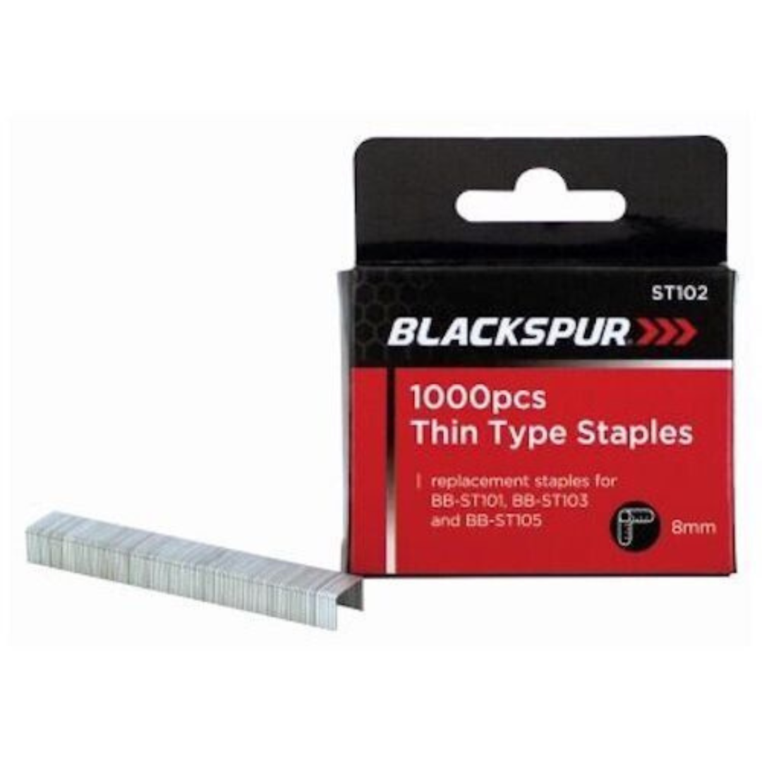 Blackspur Bb-st102 Thin Type Staples 8mm