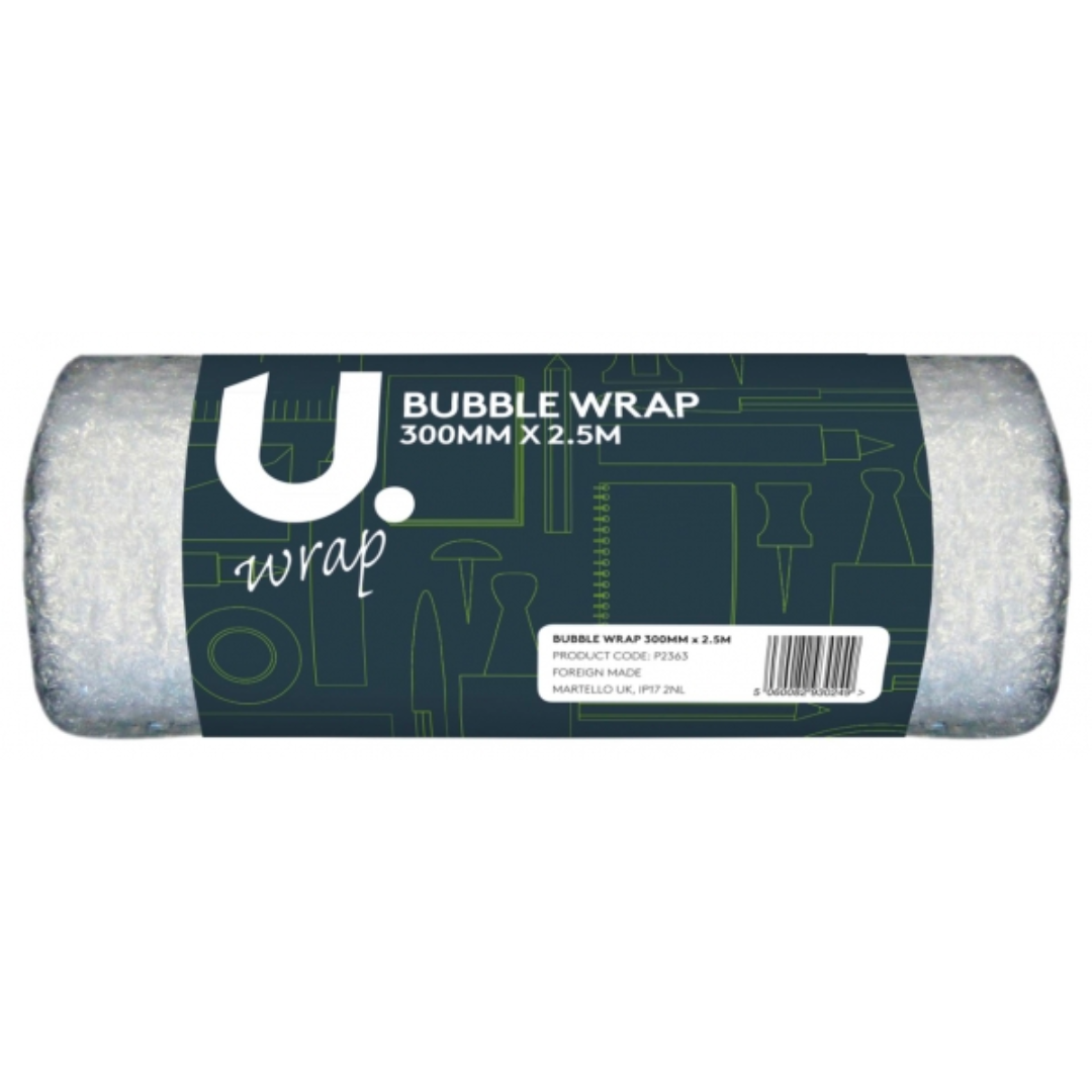 U. Wrap Bubble Wrap 300mm x 2.25m