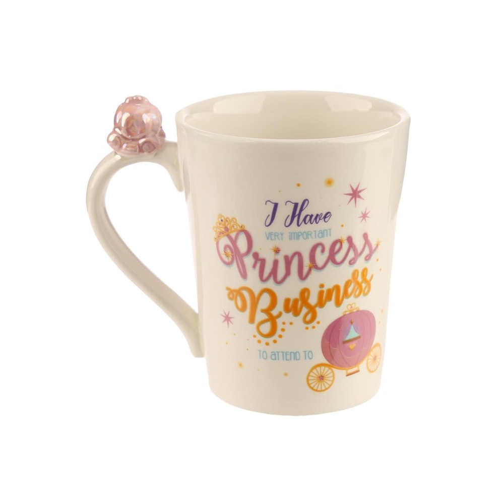 Princess Marriage Mug With Carriage On Handle