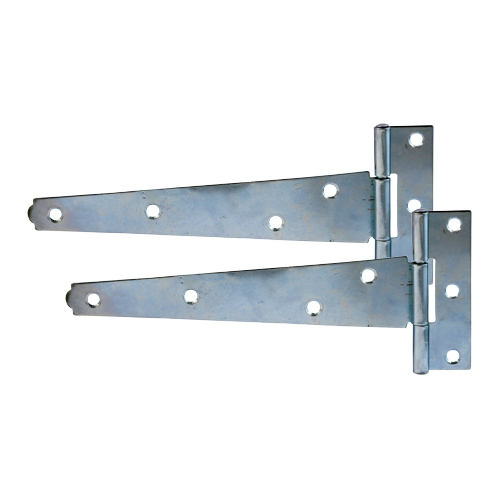10'' (250mm) Tee Hinges Zinc 1 Pair