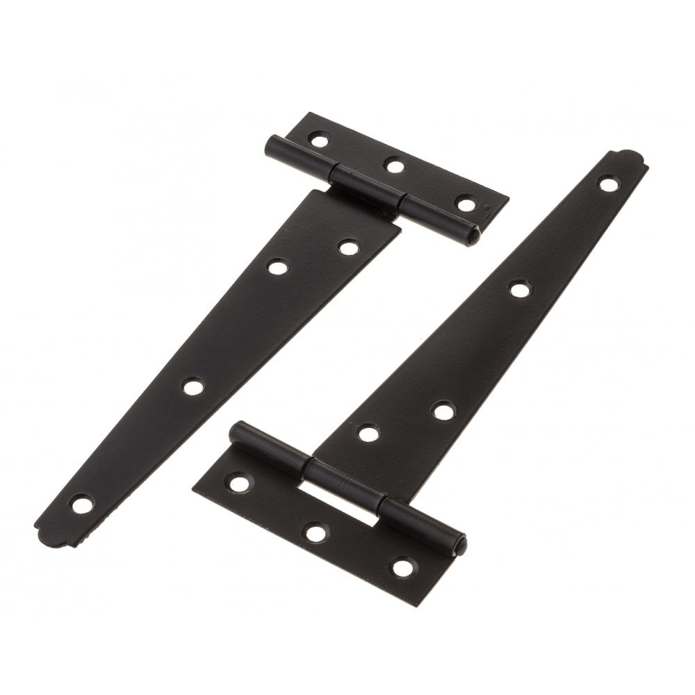 10'' (250mm) Tee Hinges Black 1 Pair