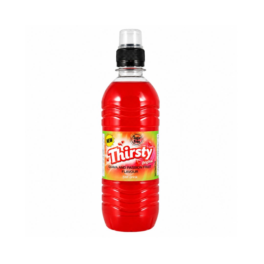 Thirsty Original Guava and Passion Fruit Flavour Still Drink 500ml
