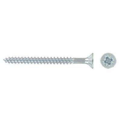 Fast Pak Value 0164 10 x 3'' Pozi czk Hardened Twinthread Woodscrews Zinc 10 per pack