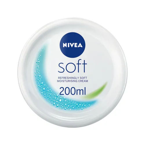 Nivea Soft Pot Cream 200ml For Face body& Hands