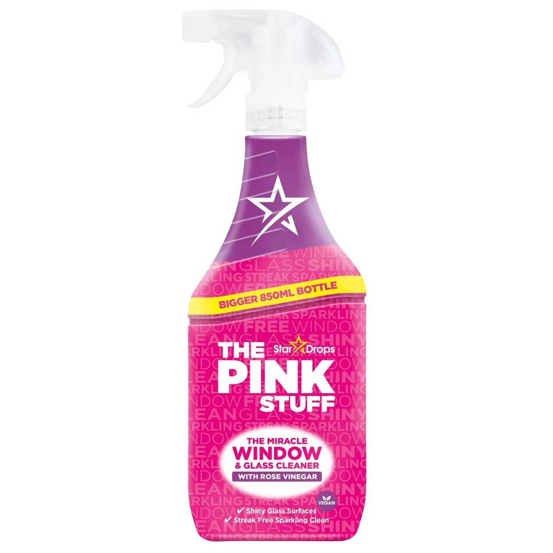 Stardrops The Pink Stuff Window and Glass Cleaner with Rose Vinegar - 850ml
