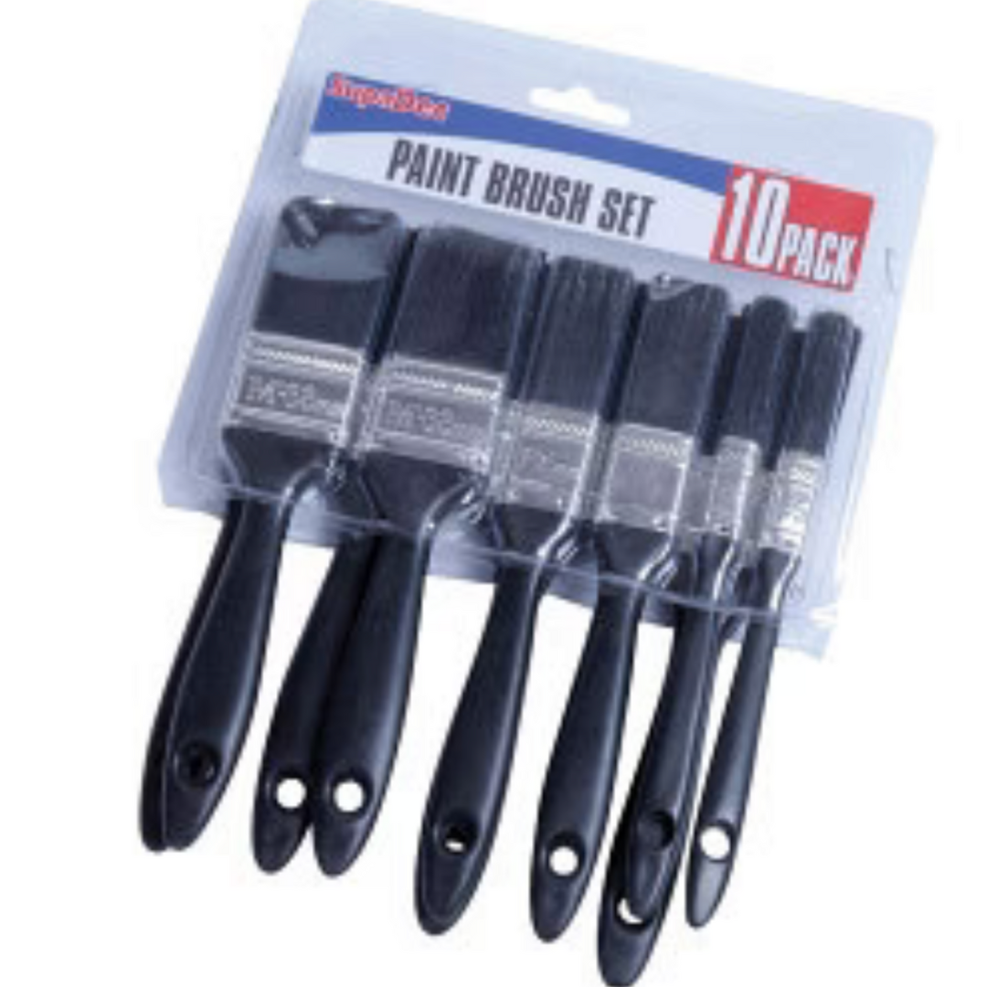 Supadec Polyester Brush Set 10 Pack