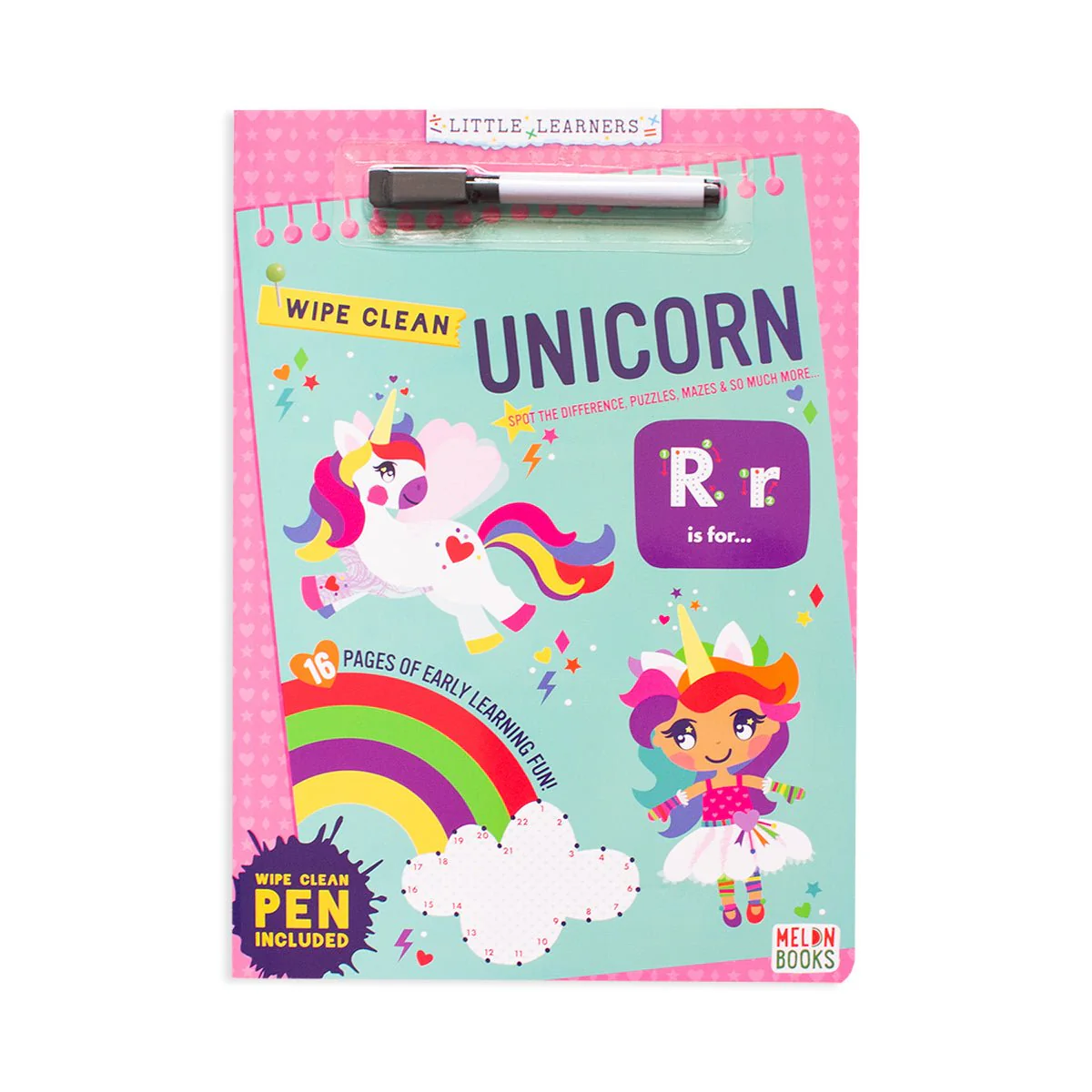 Unicorn Puzzle Book With Pen