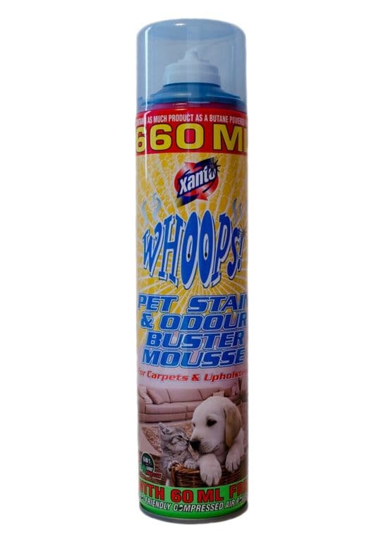 Xanto Vamoosh Pet Stain & Odour Buster Mousse 600ml | Affordable & Durable