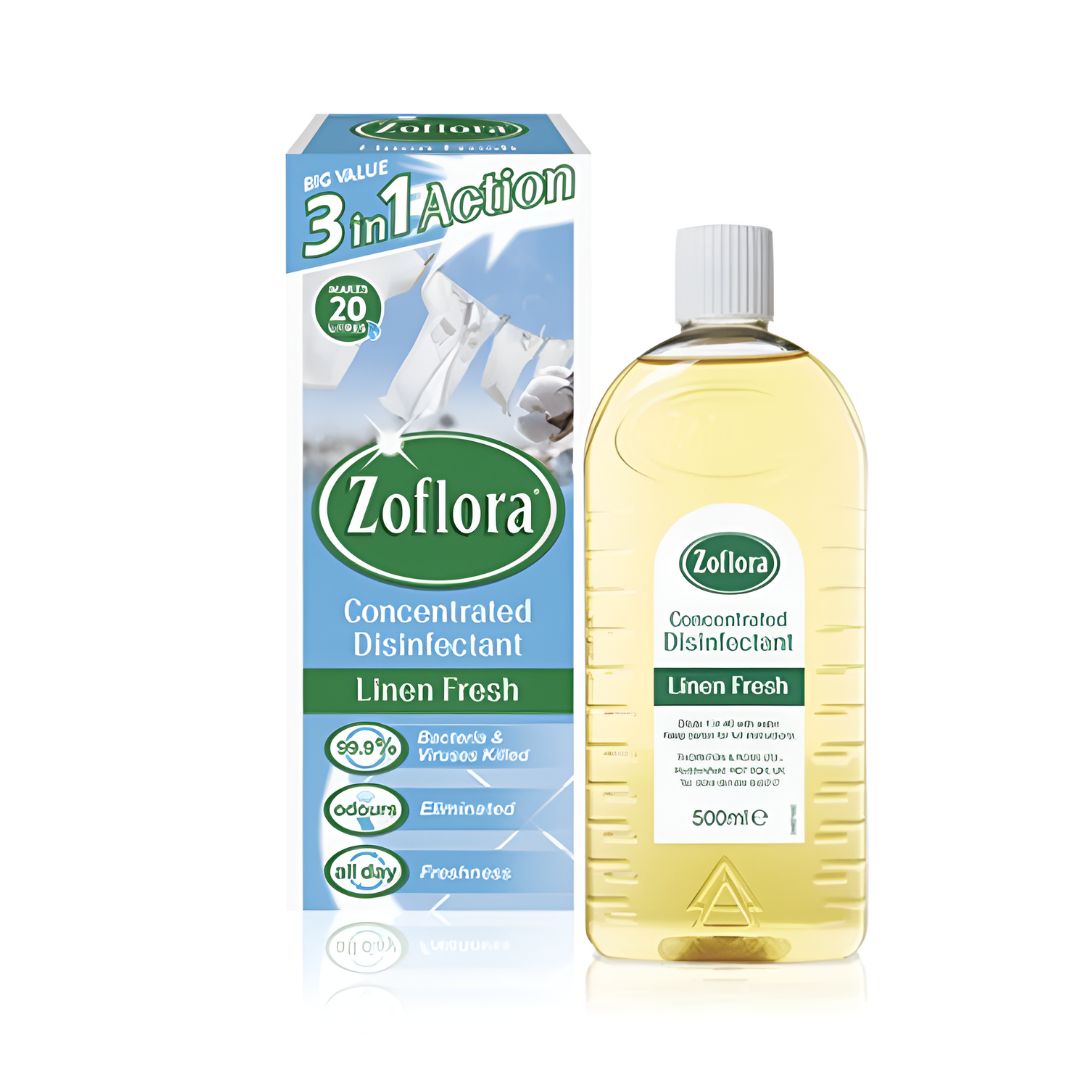 Zoflora Linen Fresh Concentrated Disinfectant 500ml Affordable & Durable