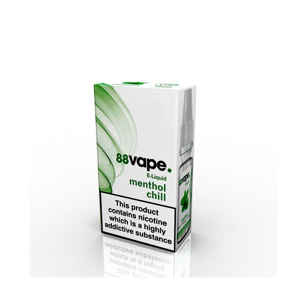 88 Vape E-Liquid Nicotine 16mg Menthol Chill 10ML