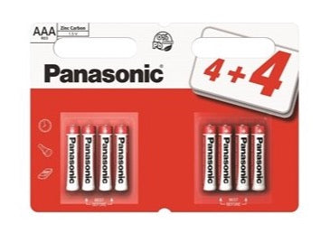 8 Pack of Panasonic AAA Batteries