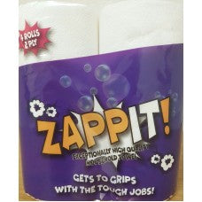 Zappit Kitchen Towel 24 Rolls 2Ply White PALLET DEAL