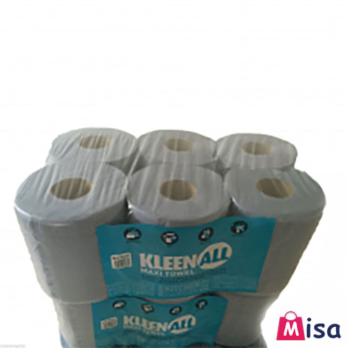 24 rolls Blue Centre feed Rolls Embossed 2ply Wiper Paper Towel Kitchen Roll