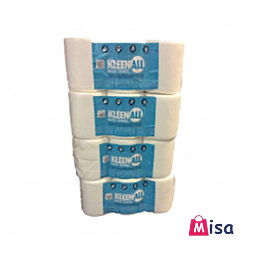 24 Rolls White Centre Feed Rolls Kitchen Roll Embossed 2ply