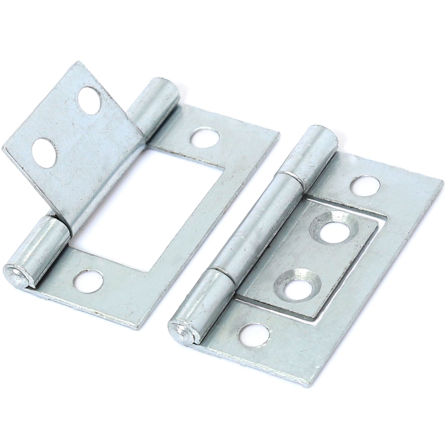 Flush Hinge 40mm Zinc
