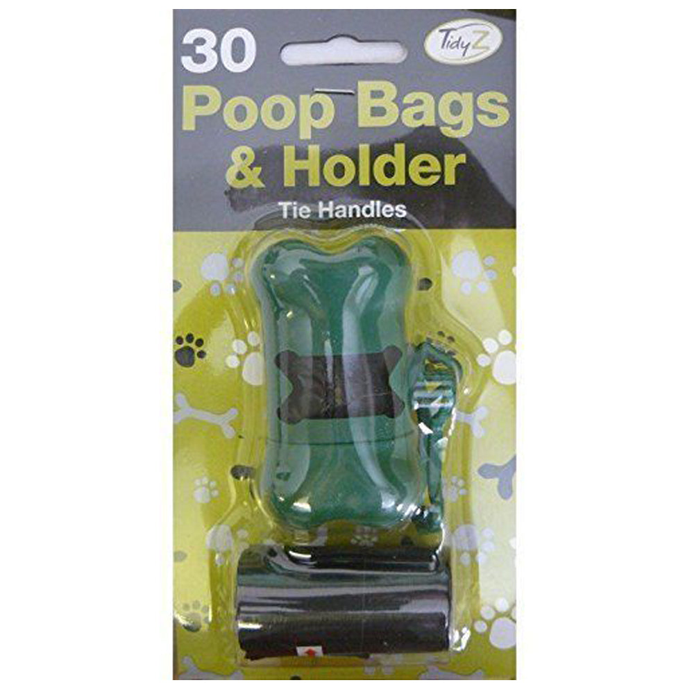 30-Poop-Bag-With-Tie-Handles-and-Plastic-Dispenser