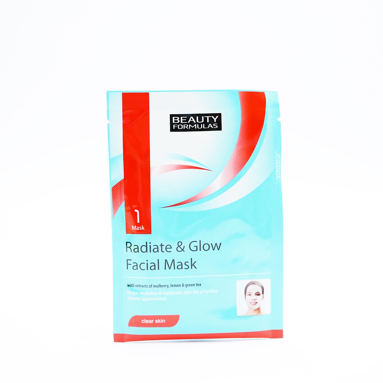 Beauty Formula Radiate & Glow Facial Sheet Mask