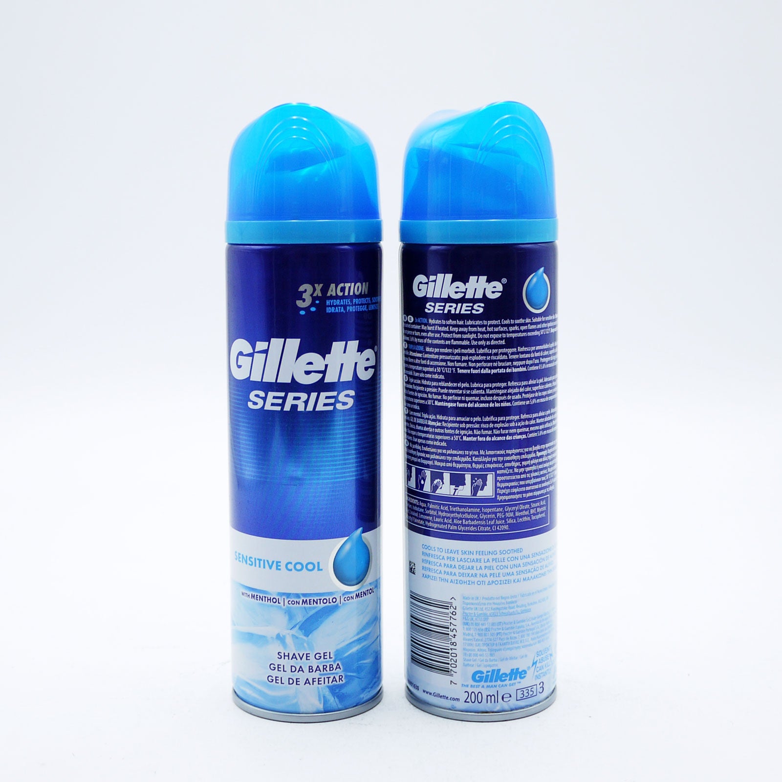GILLETTE Series Sensitive Cool Shaving Gel 200ml