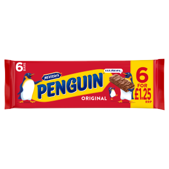 McVITES Penguin Origional 6pk