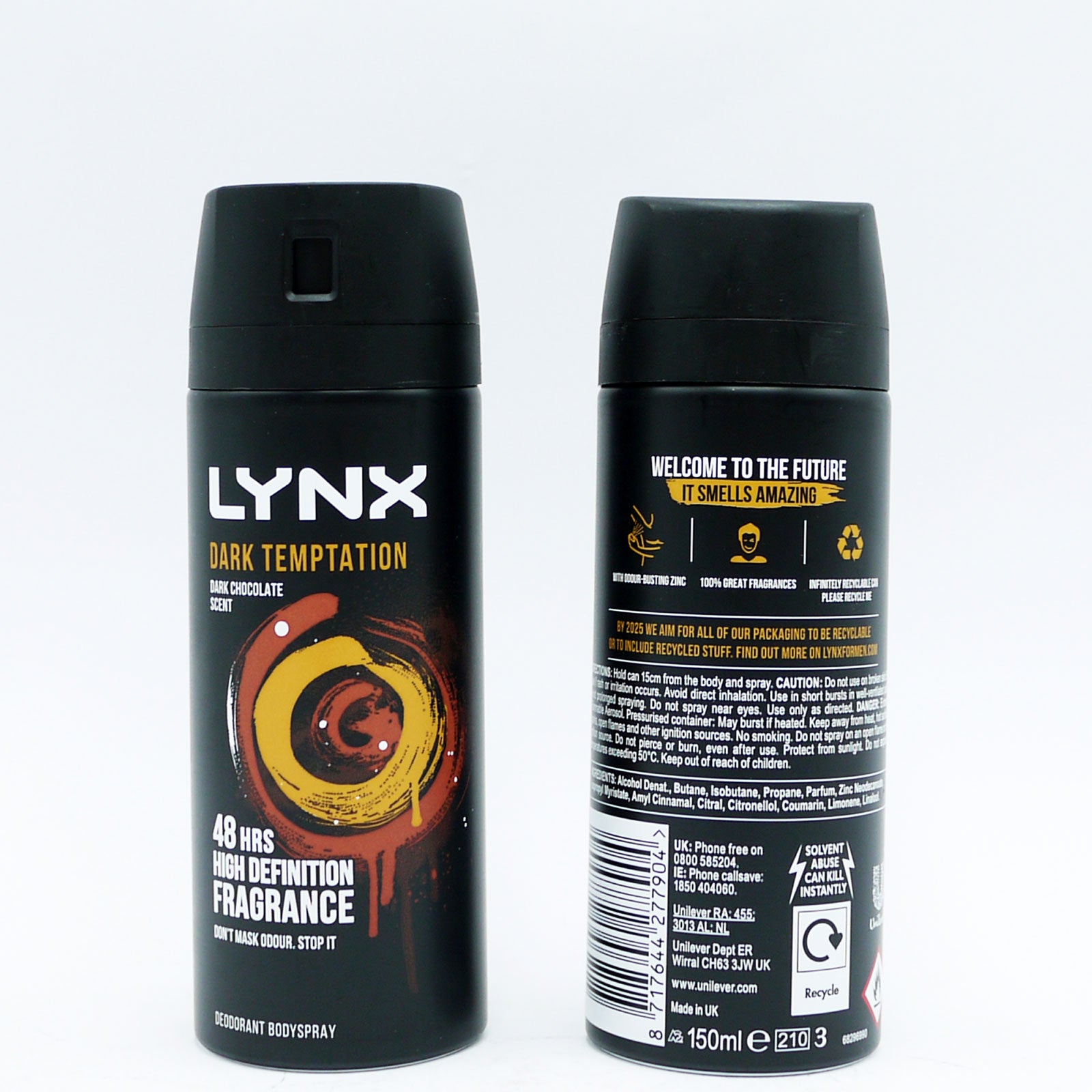 Lynx Dark Temptation Deodrant 225ml