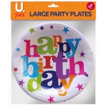 U Party 7 Large Party Plates