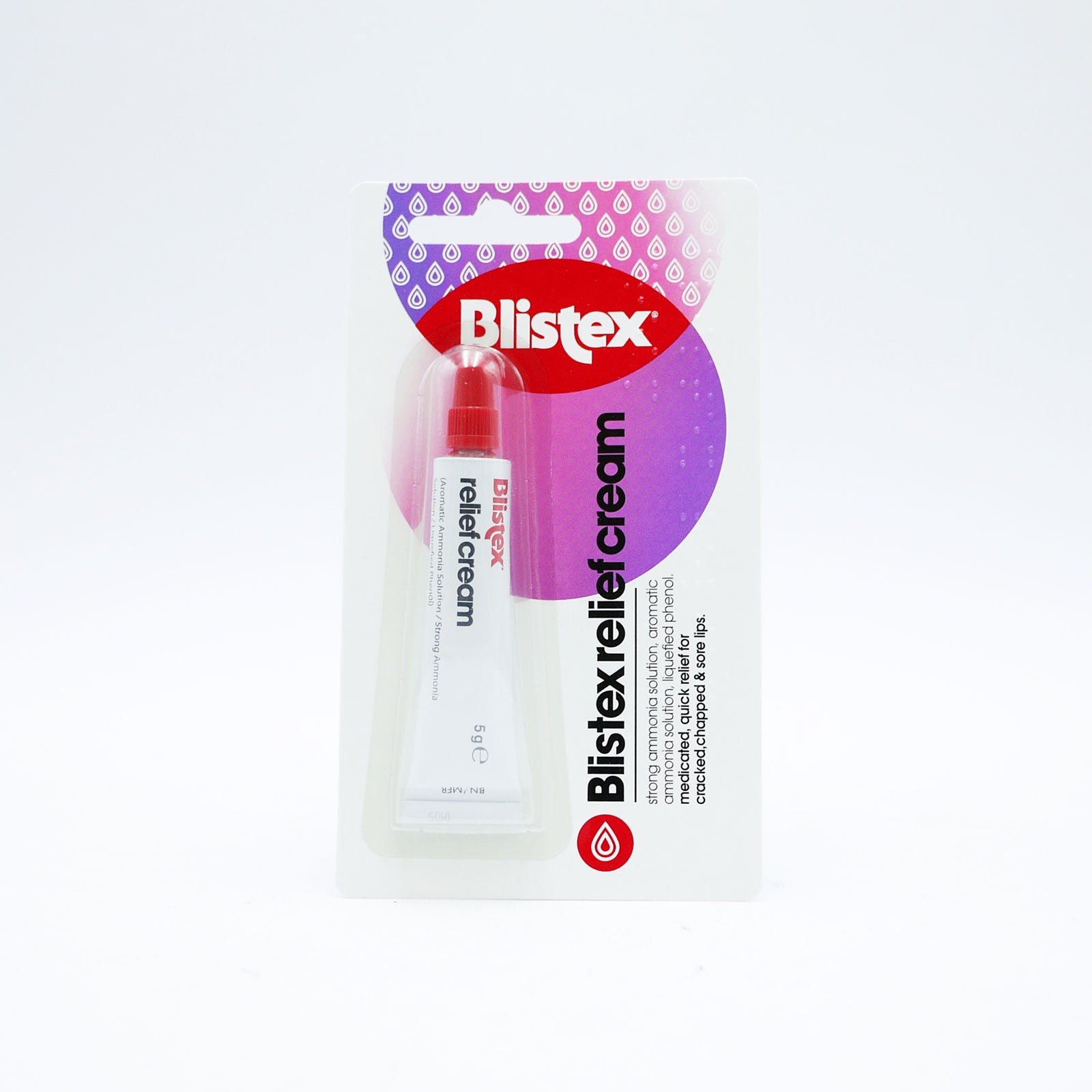 Blistex lip Relief Cream Cold Sores Chapped Lips Sore Lips 5g