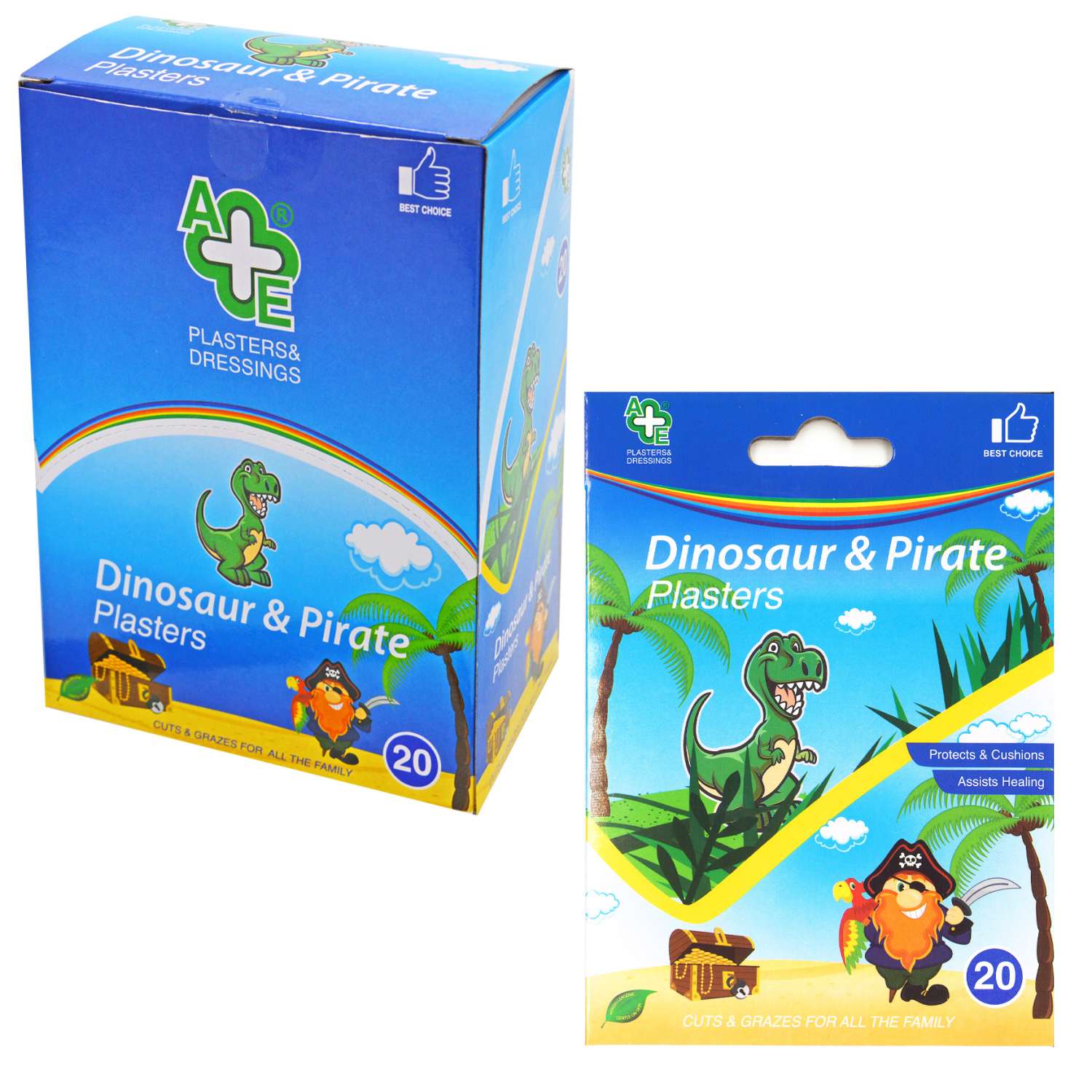 A&E Dinosaur & Pirate 20pk