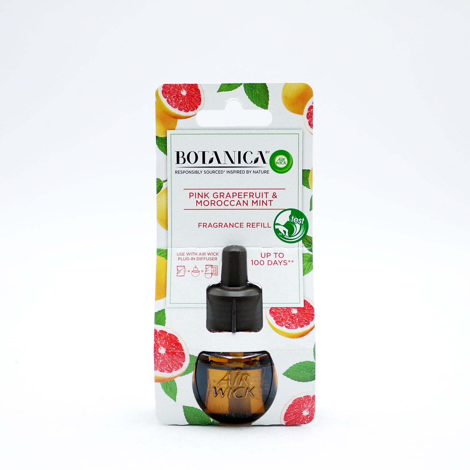 Air Wick Botanica Scented Oil for Electrical Plug Diffuser Moroccan Mint and Pink Grapefruit Refill 19 ml