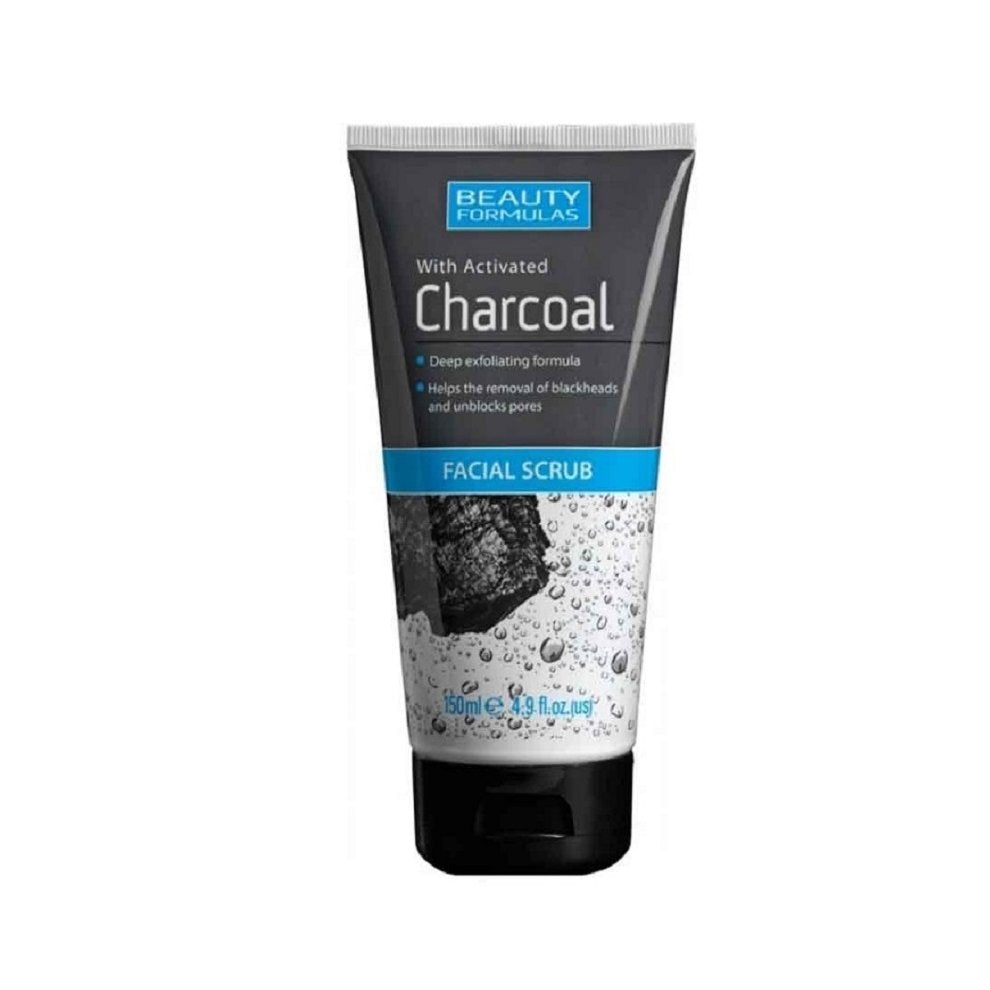 Beauty Formulas Charcoal Facial Scrub 150ml 