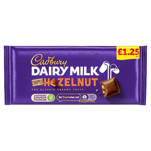 Cadbury Dairy Milk Hazelnut 95g 10/2024