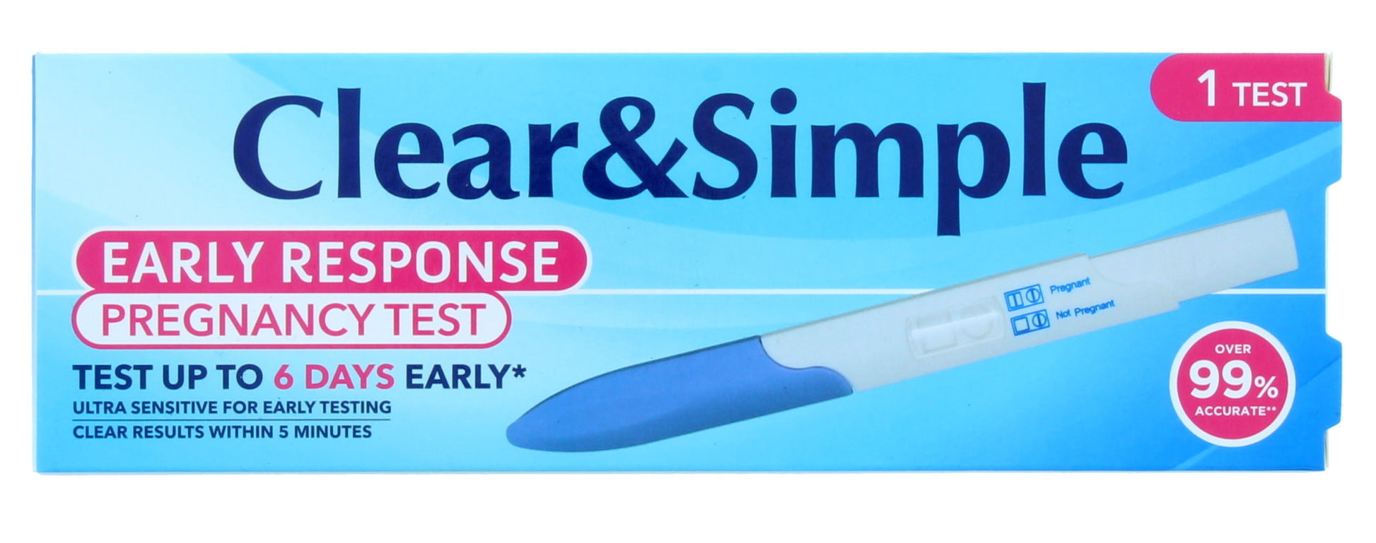 Clear & Simple Early Response Pregnancy Test