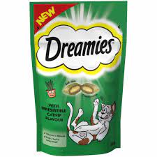 Dreamies Catnip Flavour Cat Treats 60g