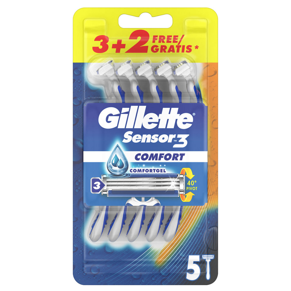 Gillette-Sensor3-Comfort-5-Razor