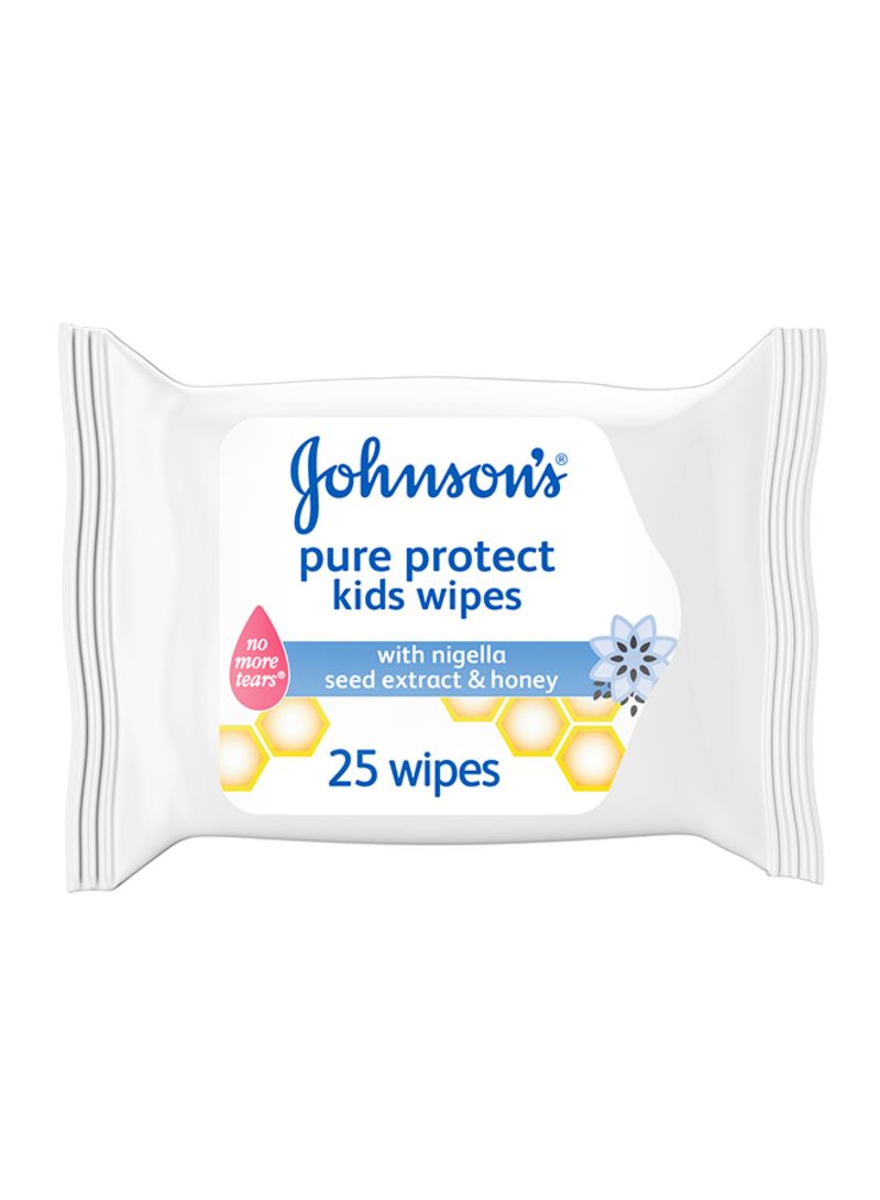 Johnsons Protect Kids Wipes 25pk
