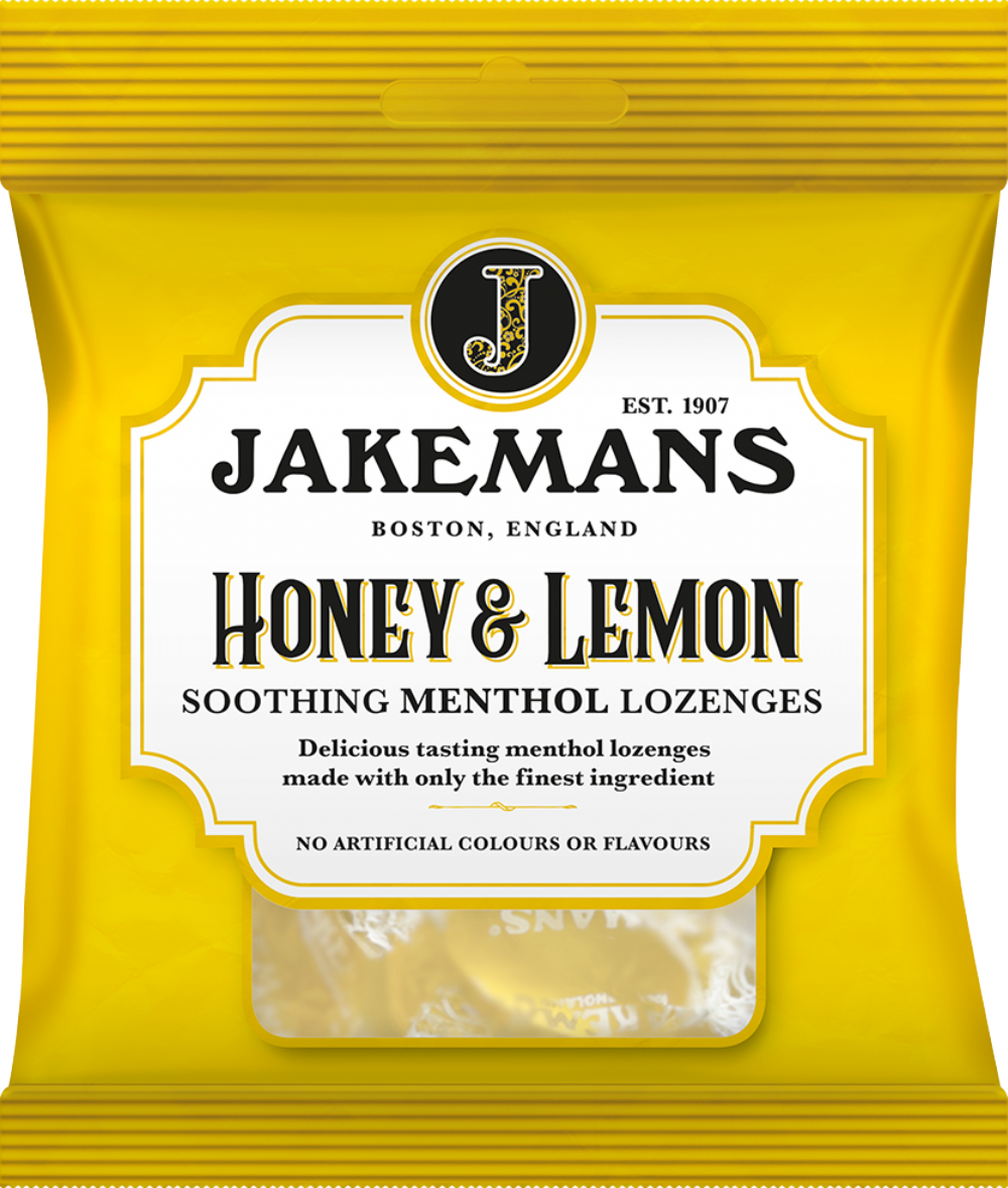 Jakemans Lozenges Honey & Lemon 73g 10/2025