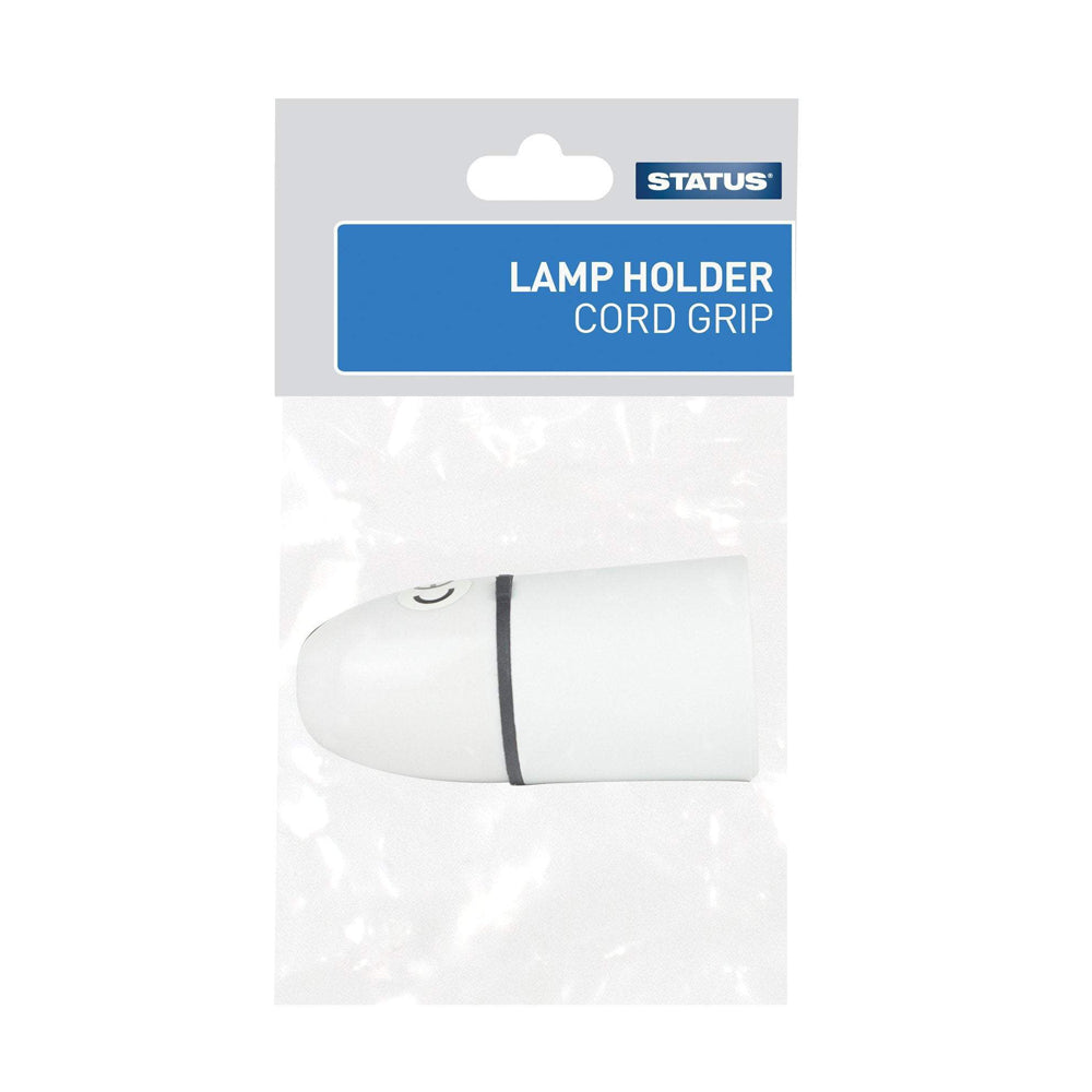 Lamp-Holder-White-Cord-Grip-Bulb-Holder-Home-Indoor-Use-Holder-Cord