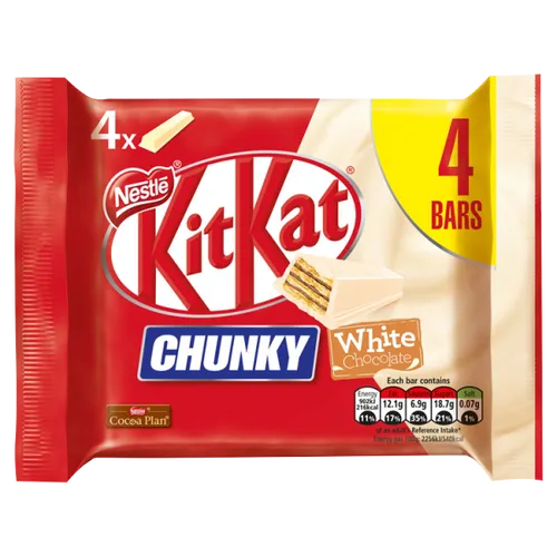 NESTLE Kit Kat Chunky White 4pk 160g