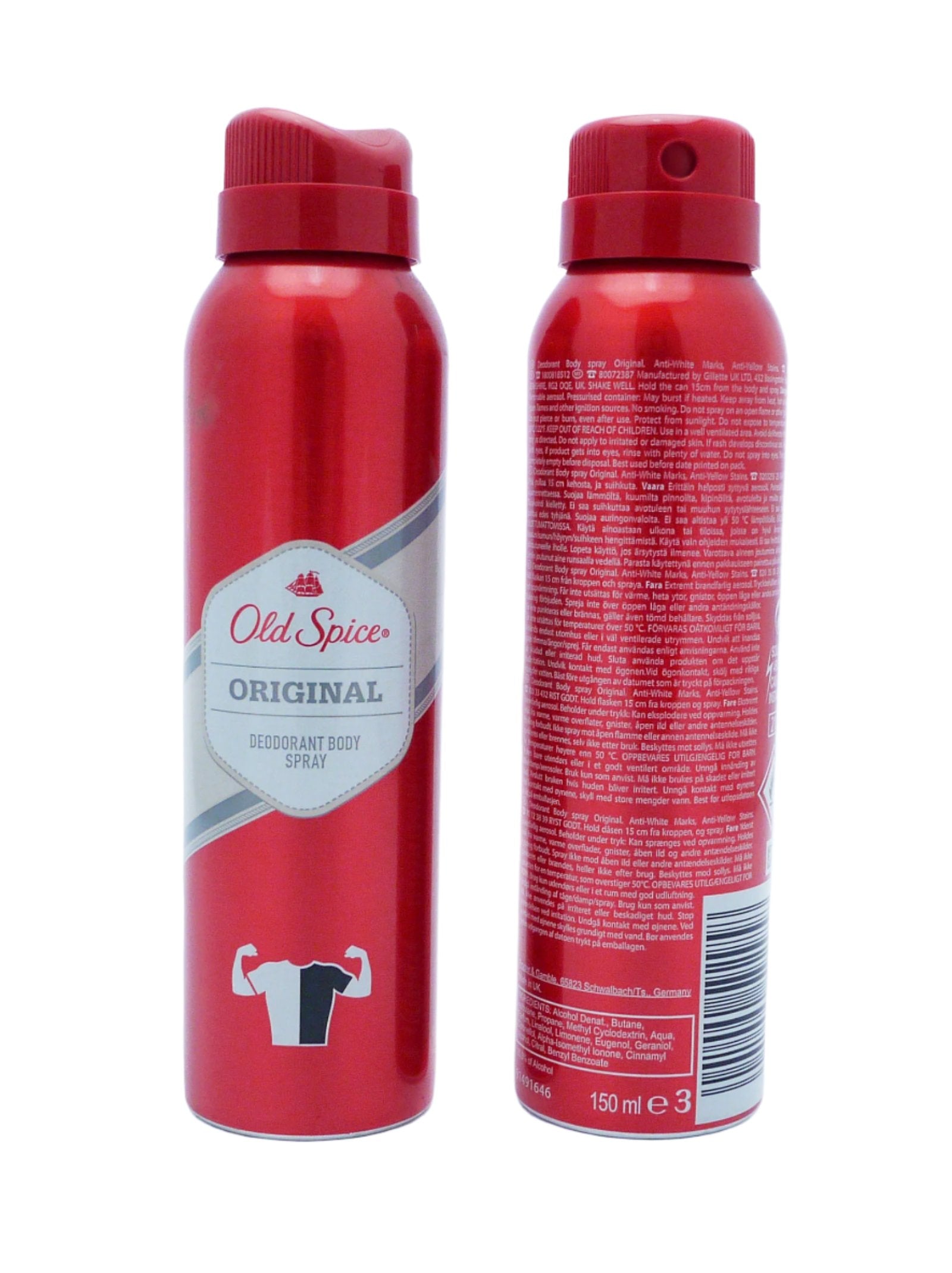Buy Old Spice Original Deodorant 150ml - Premium Quality Toiletries Online - Product Image