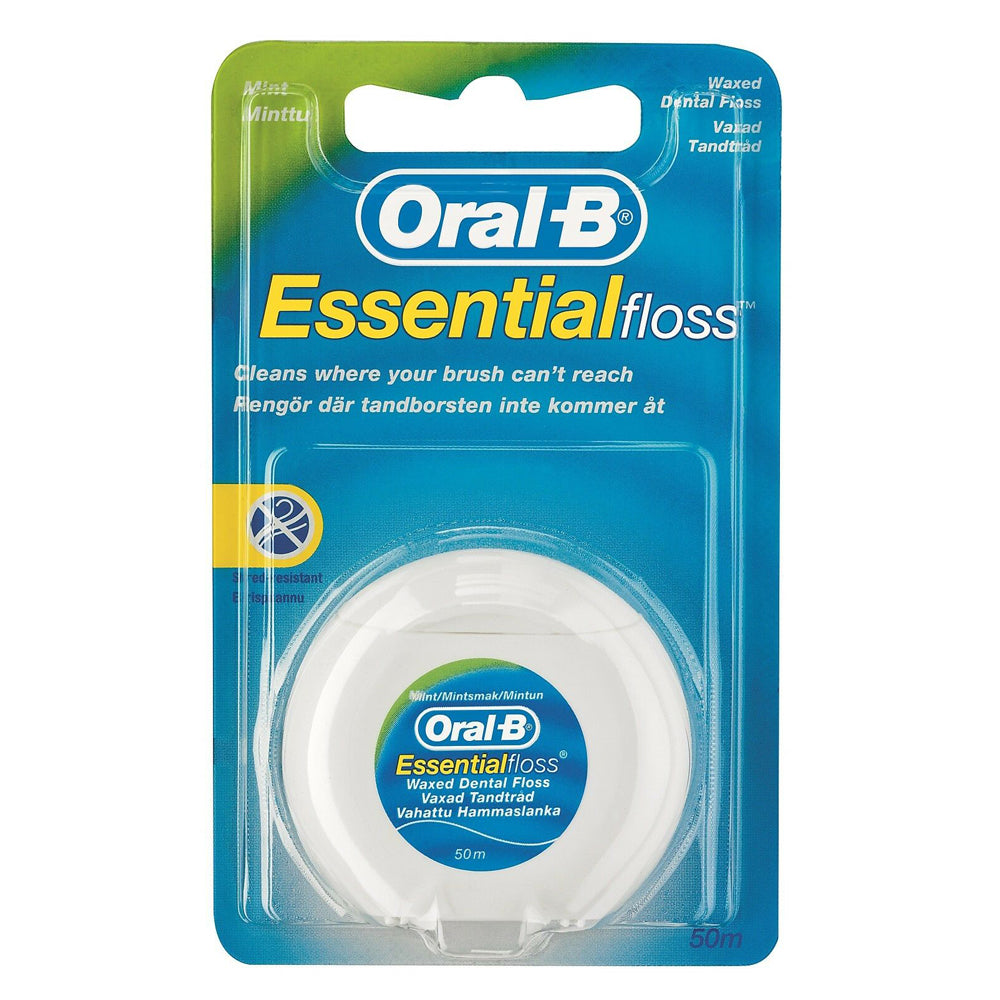 Oral-B-Essential-Floss-Waxed-Mint-50m