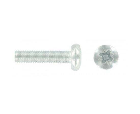 Pozi Pan Head Machine Screw & Nuts M3 x 8 (12x12)