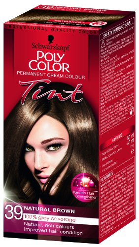 Schwarzkopf Poly Color Natural Brown 39 Permanent Hair Dye