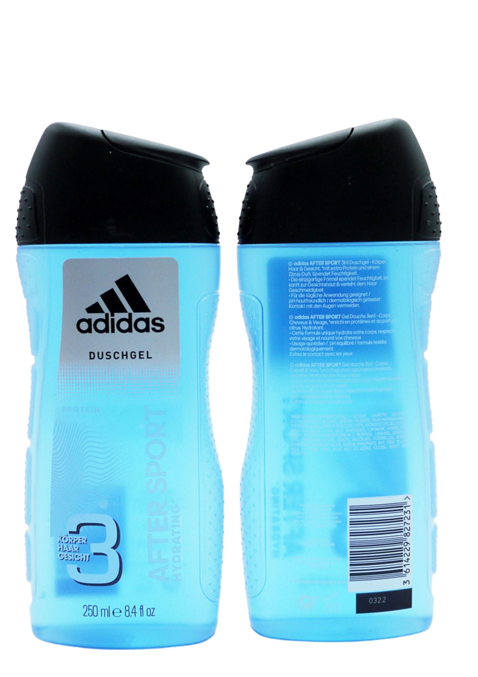 Adidas After Sport 3in1 Shower Gel 250ml