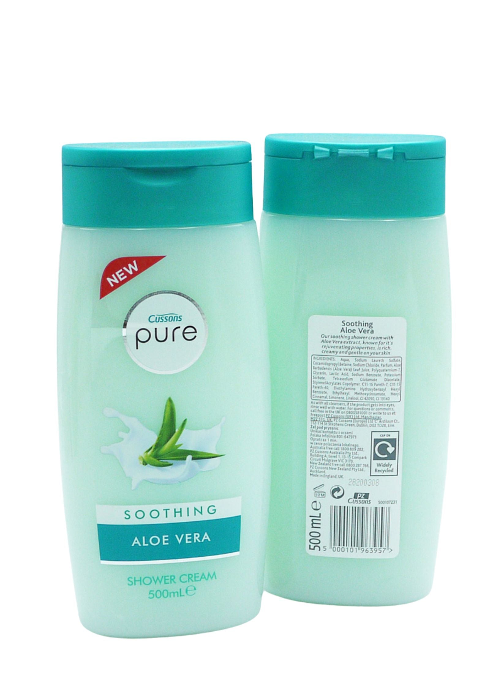Cussons Pure Soothing Shower Cream 500ml