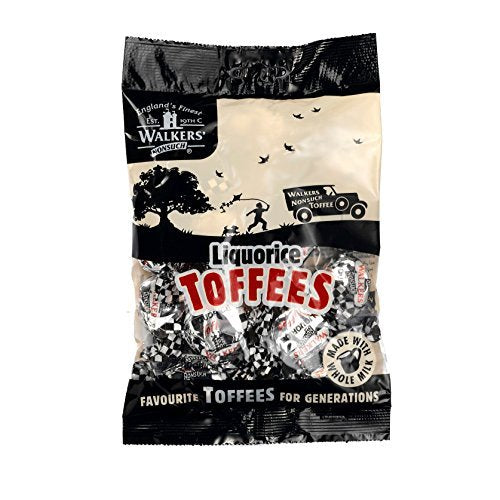 Walkers Liquorice Toffee Bag 150g 23/01/25