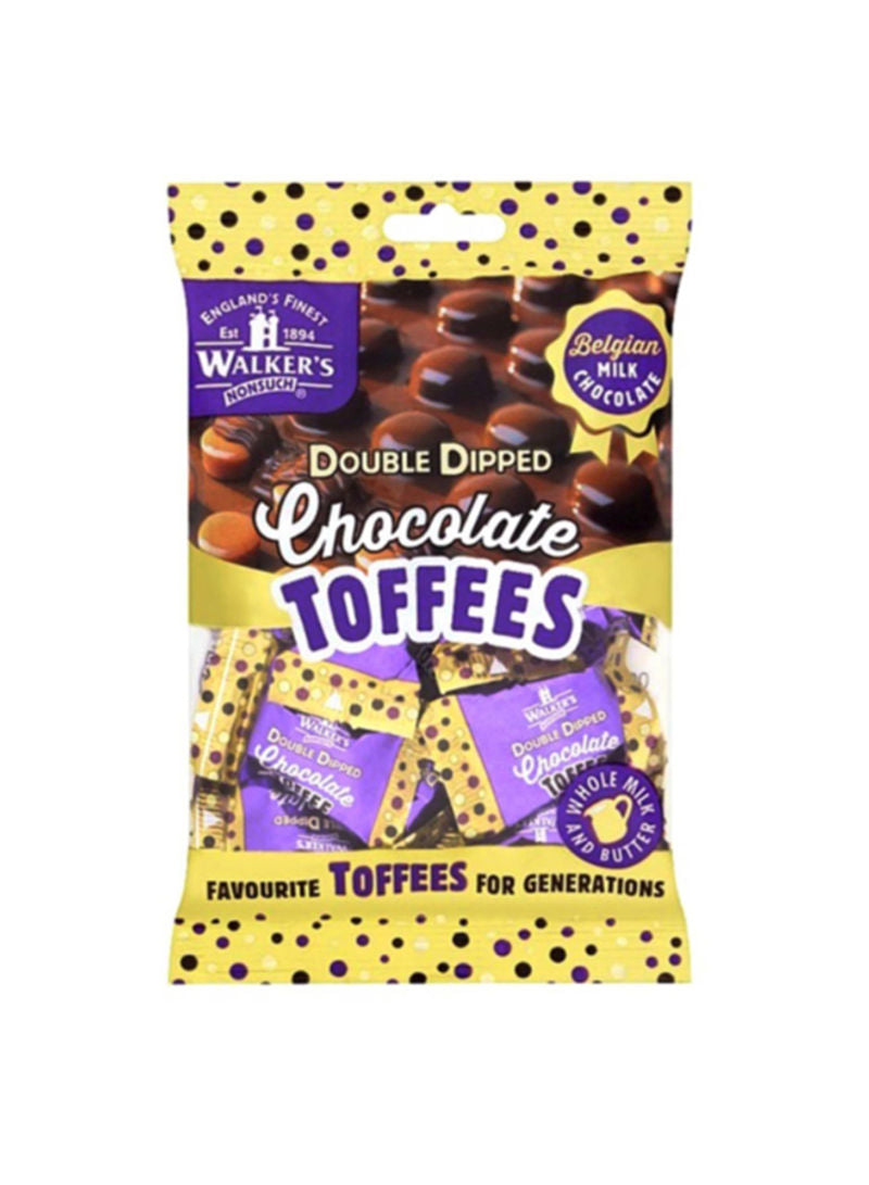 Walkers Double Dipped Chocolate Toffees 135g