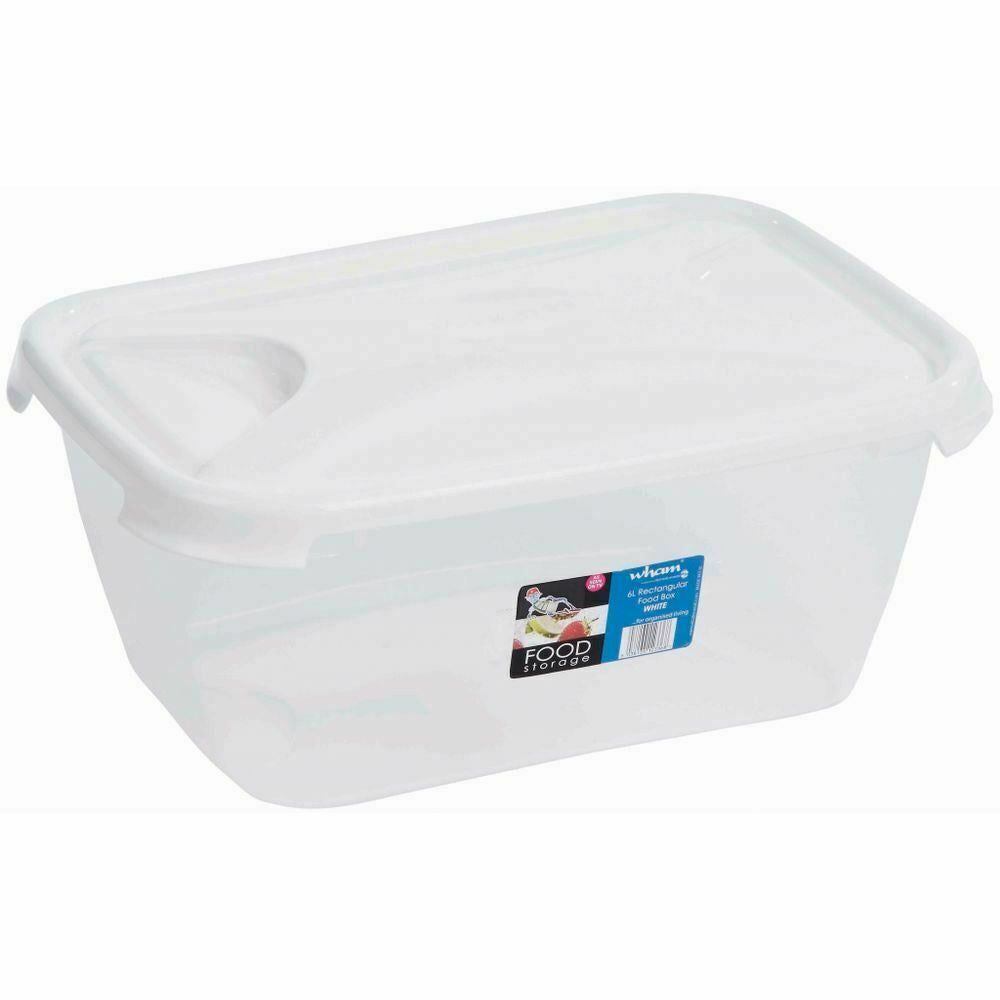Wham-Rectangular-Food-Storage-White-6L
