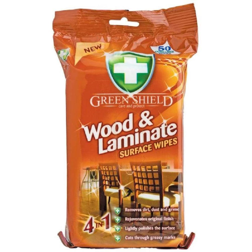 Green Shield Wood & Laminate Wipes 50