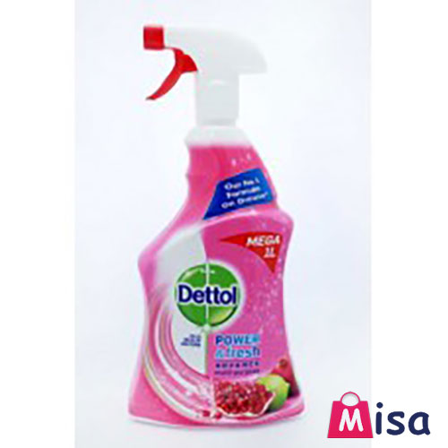 Dettol Antibacterial Power Fresh Multi-Purpose Spray 6 X 1L Pomegranate