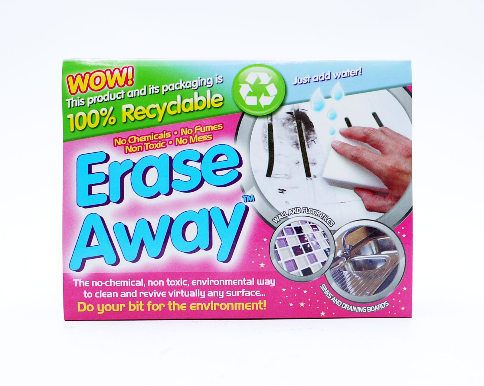 Oven Pride Erase Away Stain Remover Magic Pads Sponges